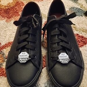 Skechers Work Shoes Slip Resistant Relaxed Fit Memory Foam